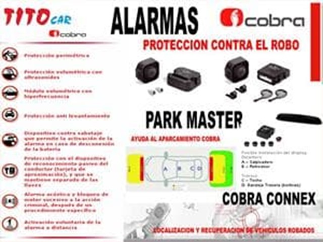 ALARMAS COBRA. AYUDA AL APARCAMIENTO .LOCALIZACION DE VEHICULOS ROBADOS.