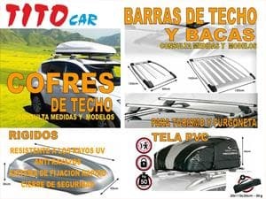 BARRAS DE TECHO, BACAS, COFRES DE TECHO....