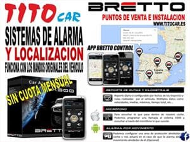 BRETTO. ALARMA CON LOCALIZACION GPS