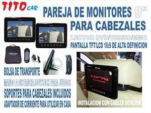 MONITORES PARA CABEZALES 9".