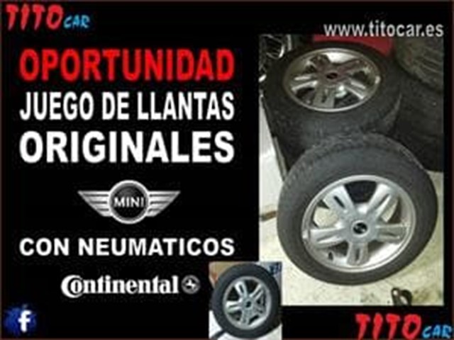 OPORTUNIDAD LLANTAS ORIGINALES MINI.