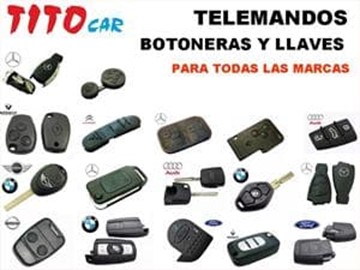 TELEMANDOS, BOTONERAS Y LLAVES PARA TODAS LAS MARCAS.