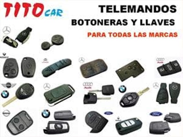 TELEMANDOS, BOTONERAS Y LLAVES PARA TODAS LAS MARCAS.